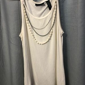 White tank top